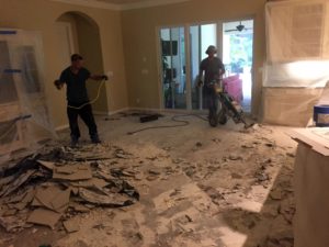 Flooring Removal and Concrete Grinding - Bedard and Son Installations - Loxahatchee, Palm Beach, Dade, Broward Martin Count