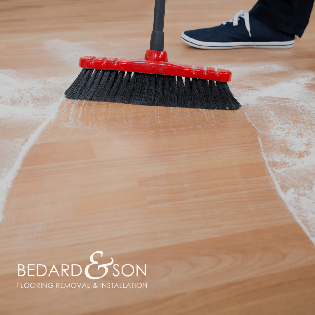 dust control and clean up after a flooring installation job in west palm beach, fl